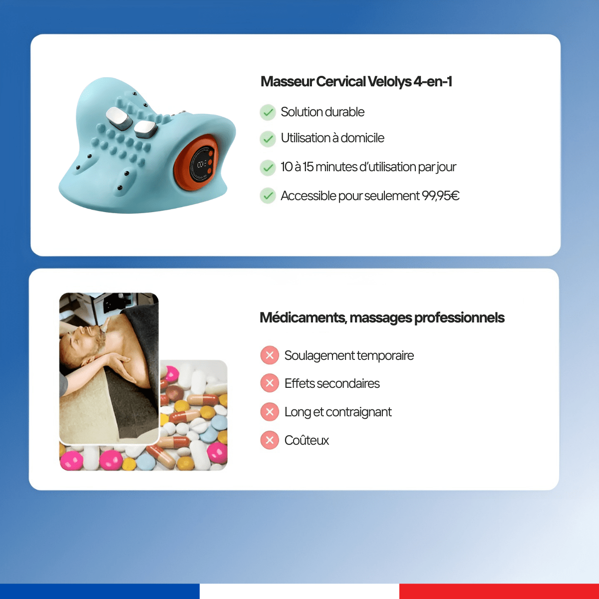 Velolys - Masseur Cervical 4-en-1